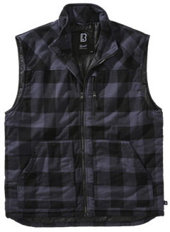 Brandit Lumber gilet, nero/grigio