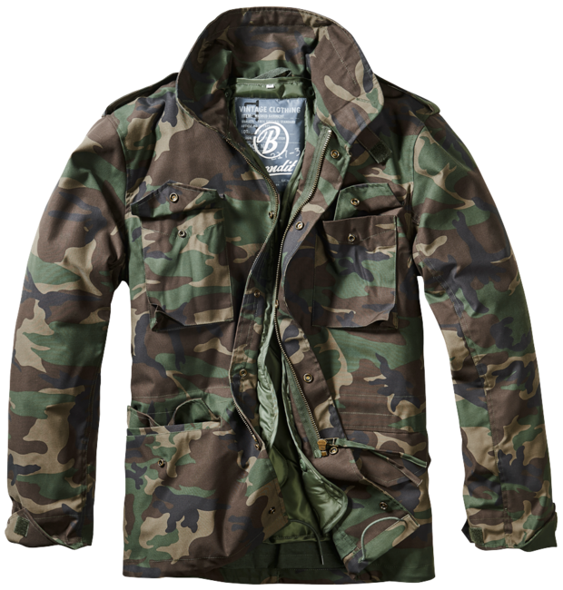 Brandit M65 Giacca classica di transizione, terra di bosco