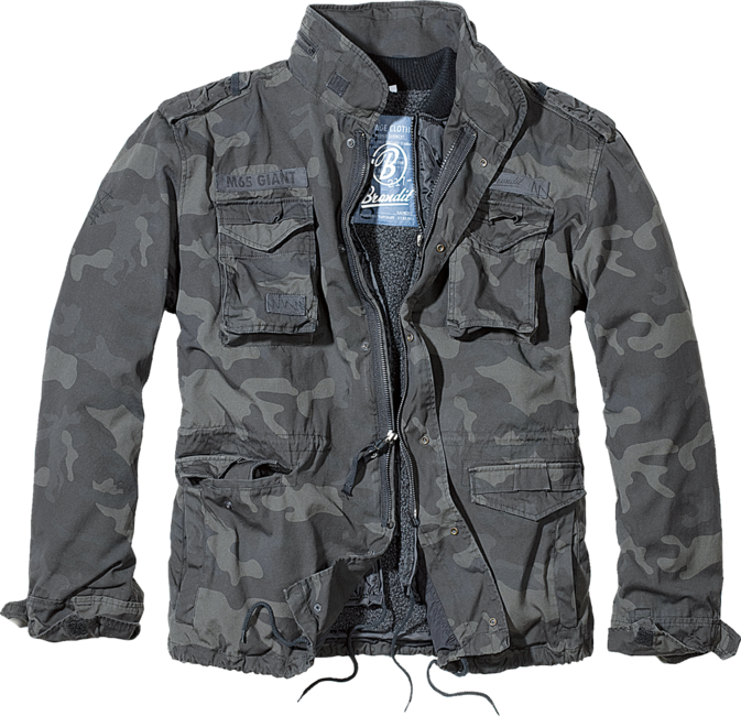 Brandit M65 Giant giacca invernale, darkcamo