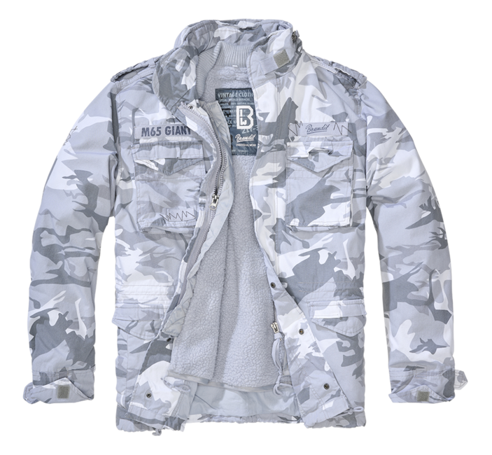 Brandit M65 Giacca invernale Giant, blizzard camo