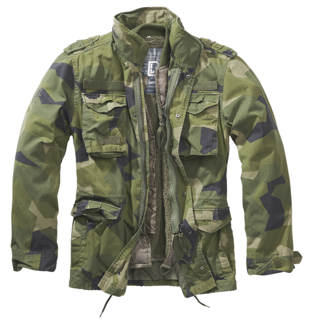 Brandit M65 Giant giacca invernale, mimetico svedese M90