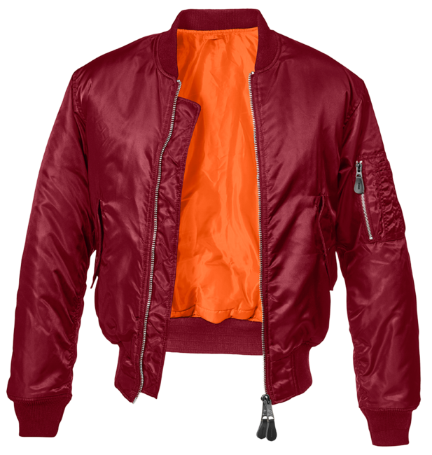 Brandit MA1 bomber pilota giacca, bordeaux