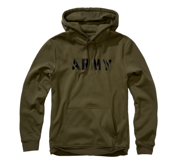 Brandit Felpa con cappuccio Army, oliva