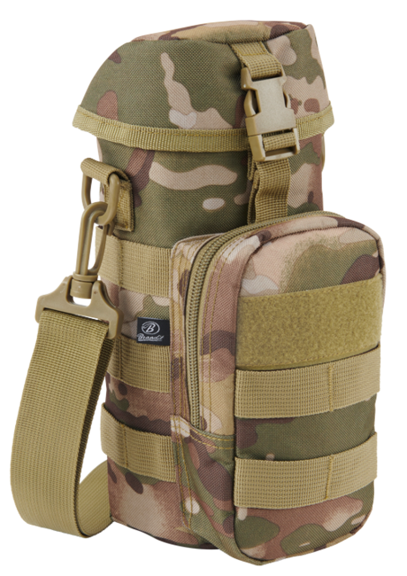Brandit Copribottiglie Molle con custodia II, multicam