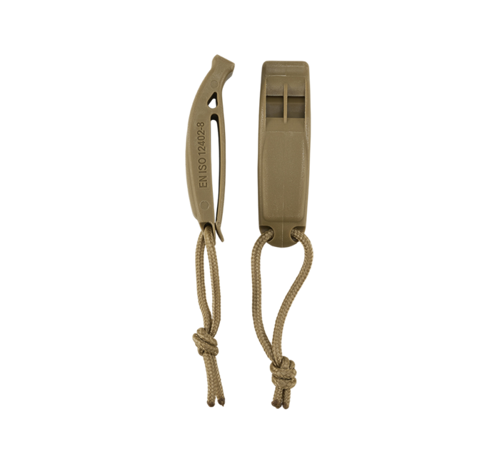 Brandit MOLLE Signal Whistle 2 Pack, Camel