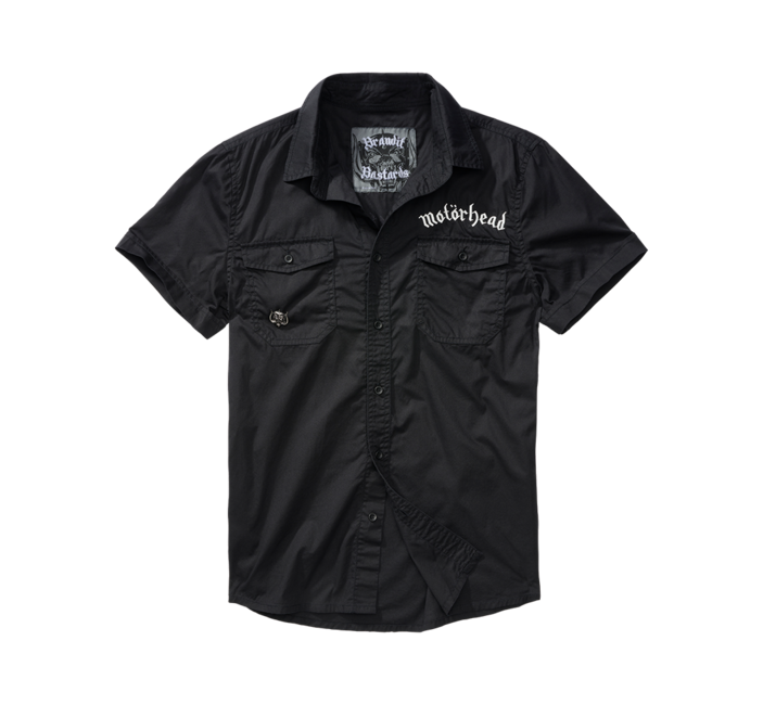 Brandit Motörhead camicia a maniche corte, nero