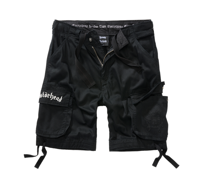 Brandit Motörhead pantaloncini Urban Legend, nero