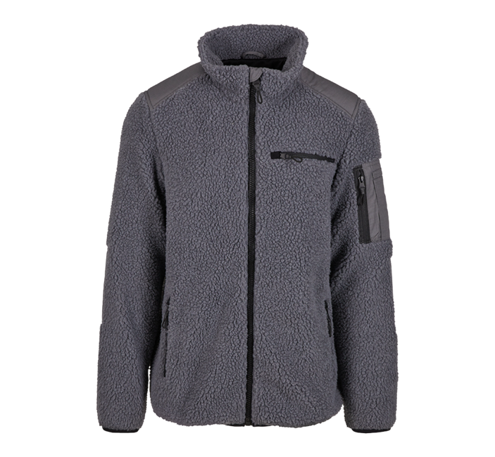 Brandit Ramble Giacca in pile da uomo Teddyfleece, antracite