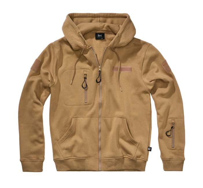 Brandit Felpa tattica da uomo, camel