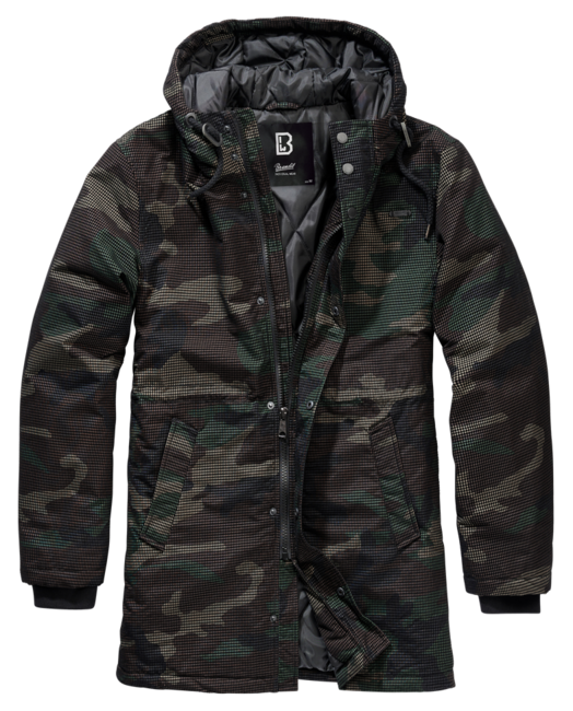 Brandit Parka Grid Camo, terra di bosco