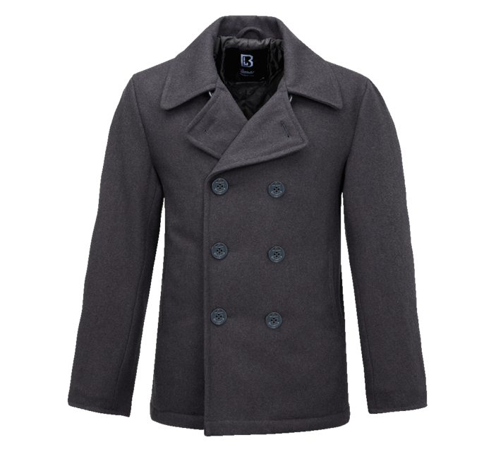 Brandit Pea Coat cappotto, antracite