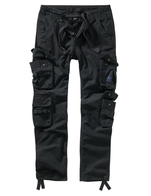 Brandit Pure slim fit pantalone, nero