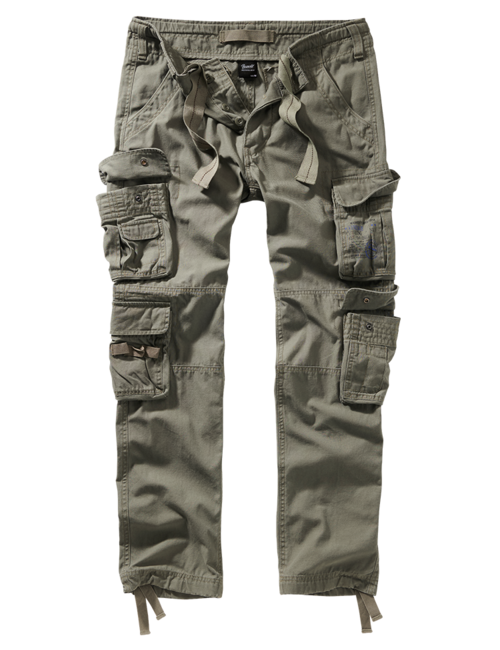 Brandit Pure slim fit pantaloni, oliva