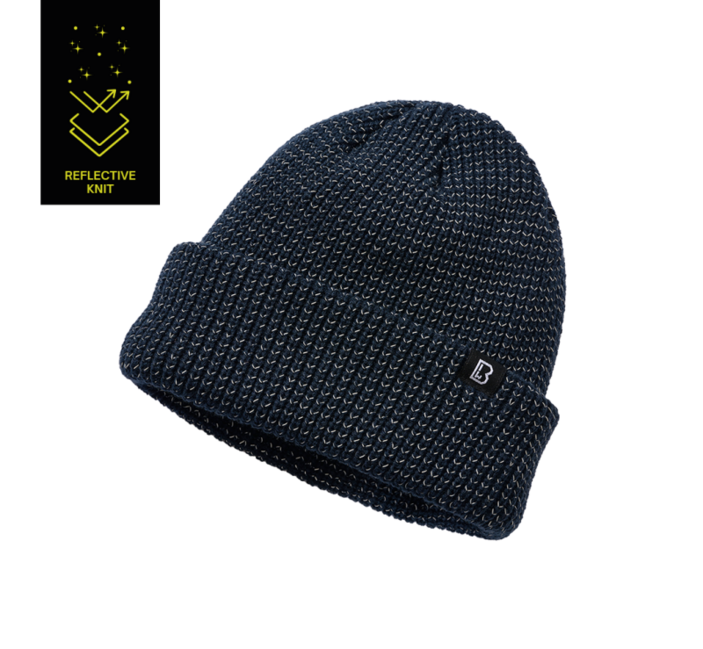 Brandit Berretto invernale riflettente, blu navy