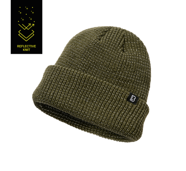 Brandit Cappello invernale riflettente, oliva