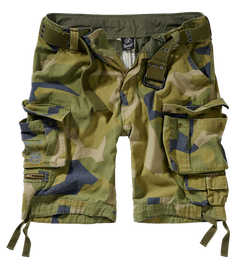 Brandit Savage Vintage pantaloncini, Swedisch camo
