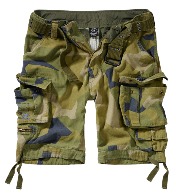 Brandit Savage Vintage pantaloncini, Swedisch camo