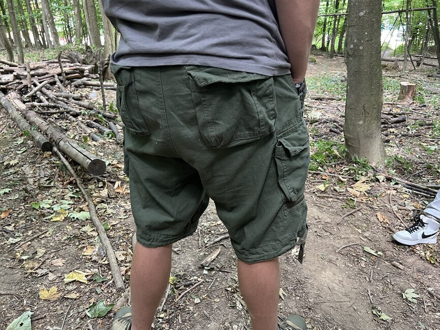 Brandit Savage Vintage pantaloncini, Swedisch camo