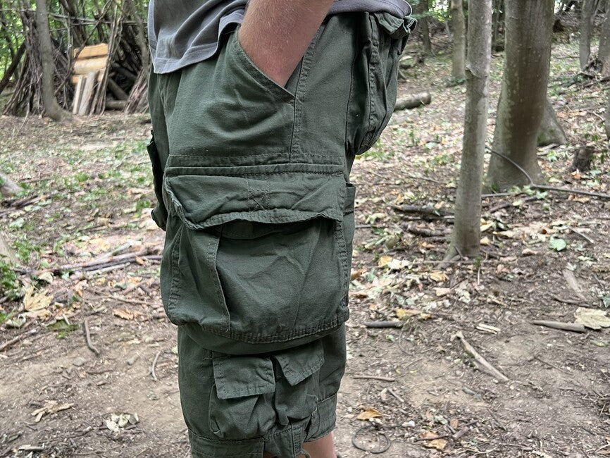 Brandit Savage Vintage pantaloncini, Swedisch camo