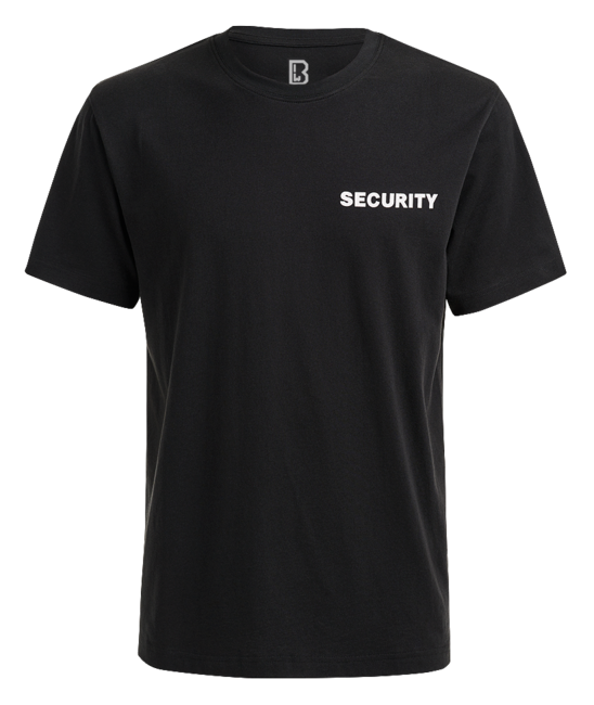 Brandit Security t-shirt, nero