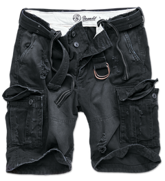 Brandit Shell Valley Heavy Vintage pantaloncini, nero