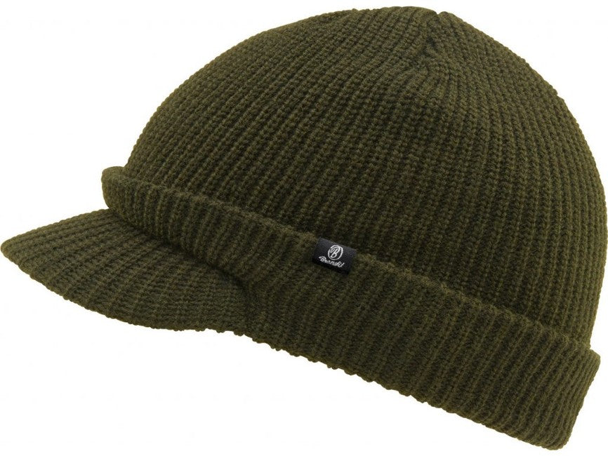 Brandit Shield Cap berretto a maglia con scudo, oliva