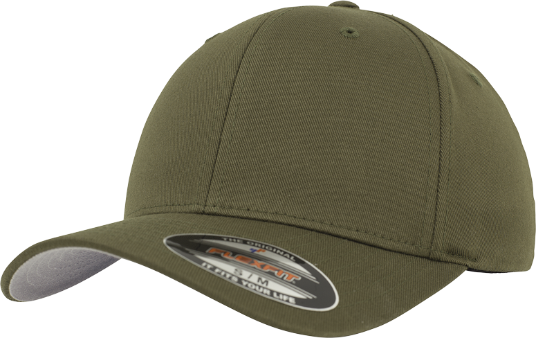 Brandit Flexfit Wooly Combed cappellino, oliva