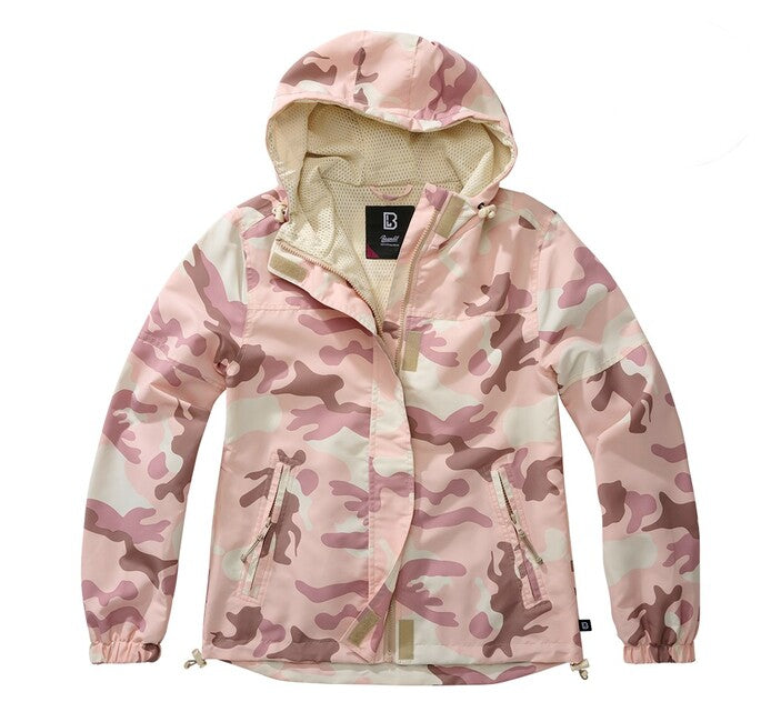 Brandit Giacca a vento estiva da donna, candy camo