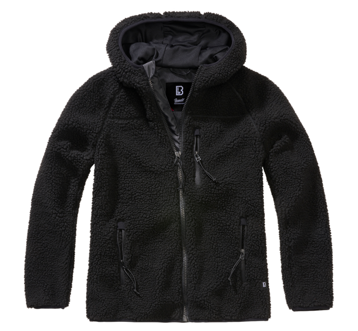 Brandit Teddy giacca in pile da donna, nera
