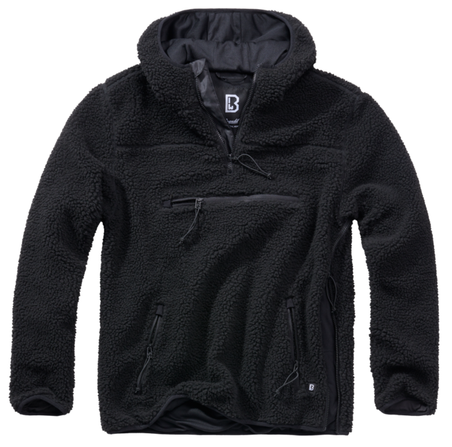 Brandit Teddyfleece Worker pullover, nero