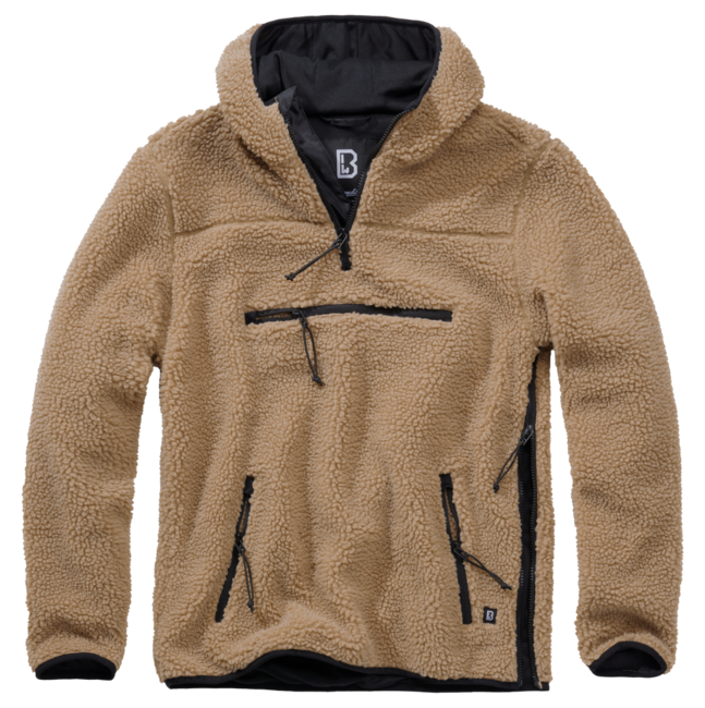 Brandit Teddyfleece Worker pullover, kaki