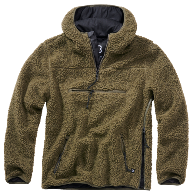 Brandit Teddyfleece pullover da lavoro, oliva