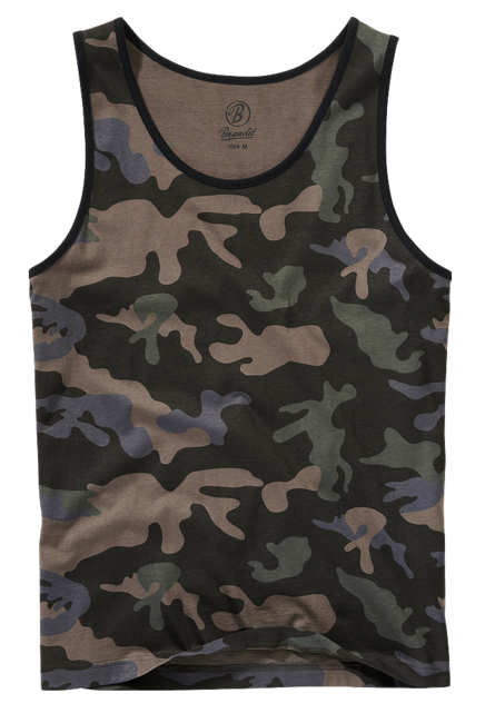 Brandit Canotta da uomo, darkcamo