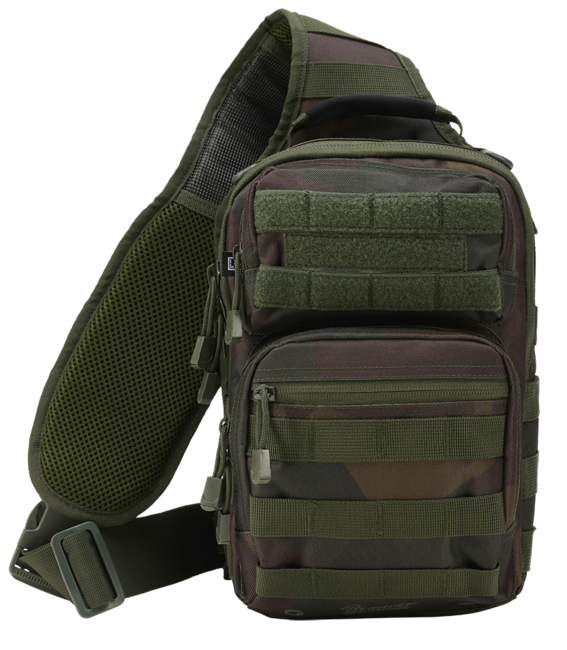Brandit Cooper borsa a tracolla, legno scuro