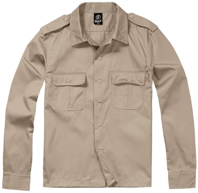 Brandit Camicia a maniche lunghe, beige
