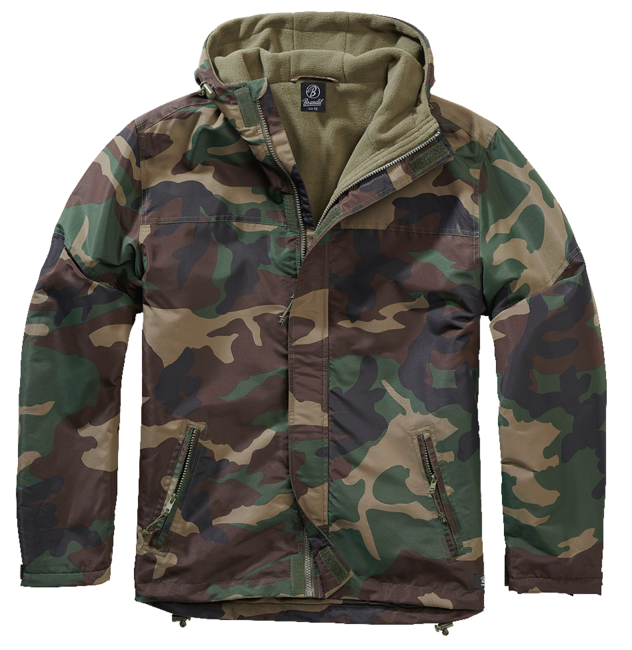 Brandit Windbreaker Frontzip giacca, woodland