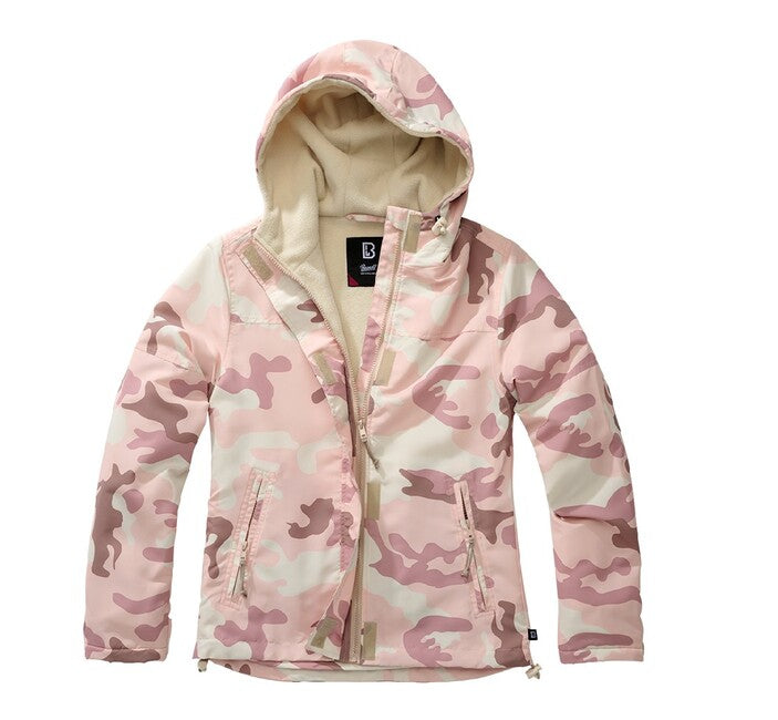 Brandit Frontzip giacca a vento da donna, candy camo