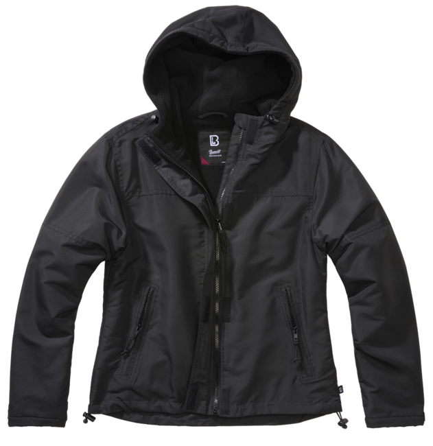 Brandit Windbreaker Frontzip giacca da donna, nera