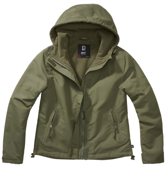 Brandit Windbreaker Frontzip giacca da donna, oliva
