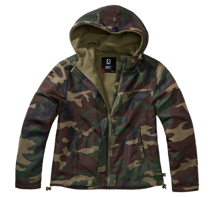 Brandit Giacca a vento Frontzip da donna, terra di bosco