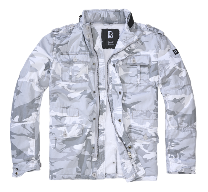 Brandit Britannia giacca invernale, blizzard camo