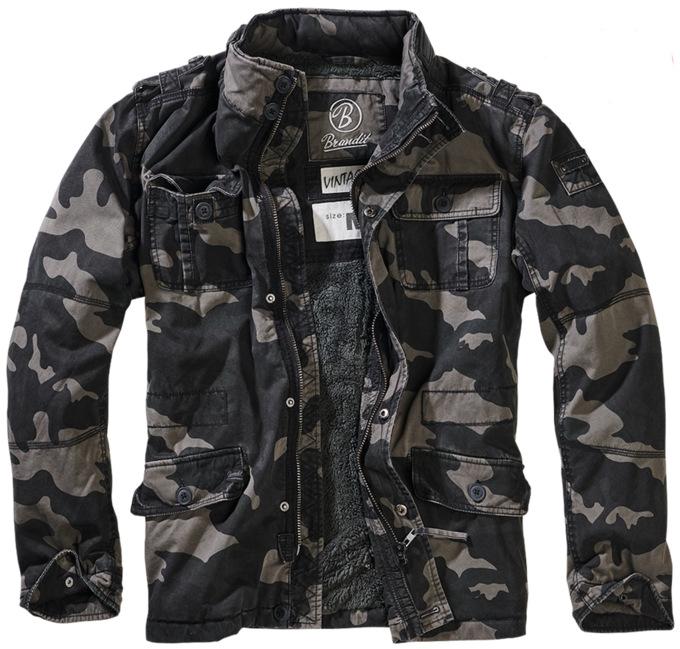 Brandit Britannia giacca invernale, darkcamo