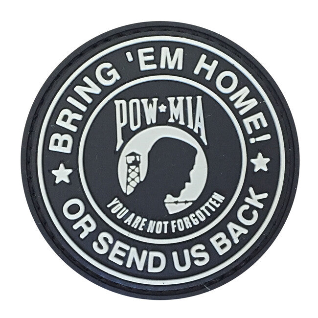 WARAGOD Bring The Home or Send us back.You are not forgotten pvc patch , nero