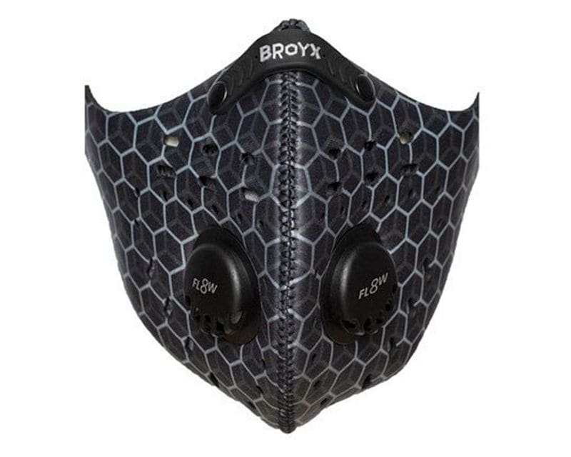 Broyx Delta Hex anti-smog, argento nero