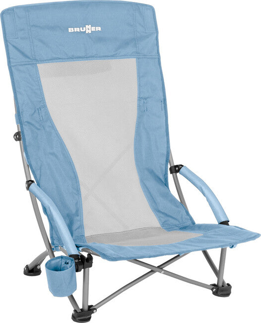 Brunner Cuba Highback sedia da spiaggia, blu