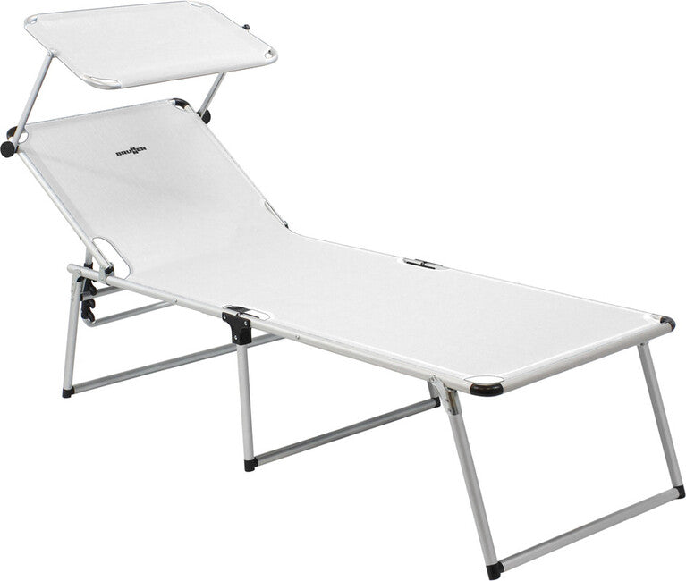 Brunner Malibu High beach chaise lounge, bianco