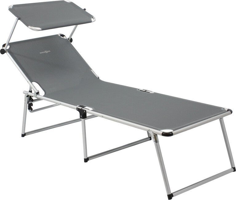 Brunner Malibu High beach chaise lounge, nero