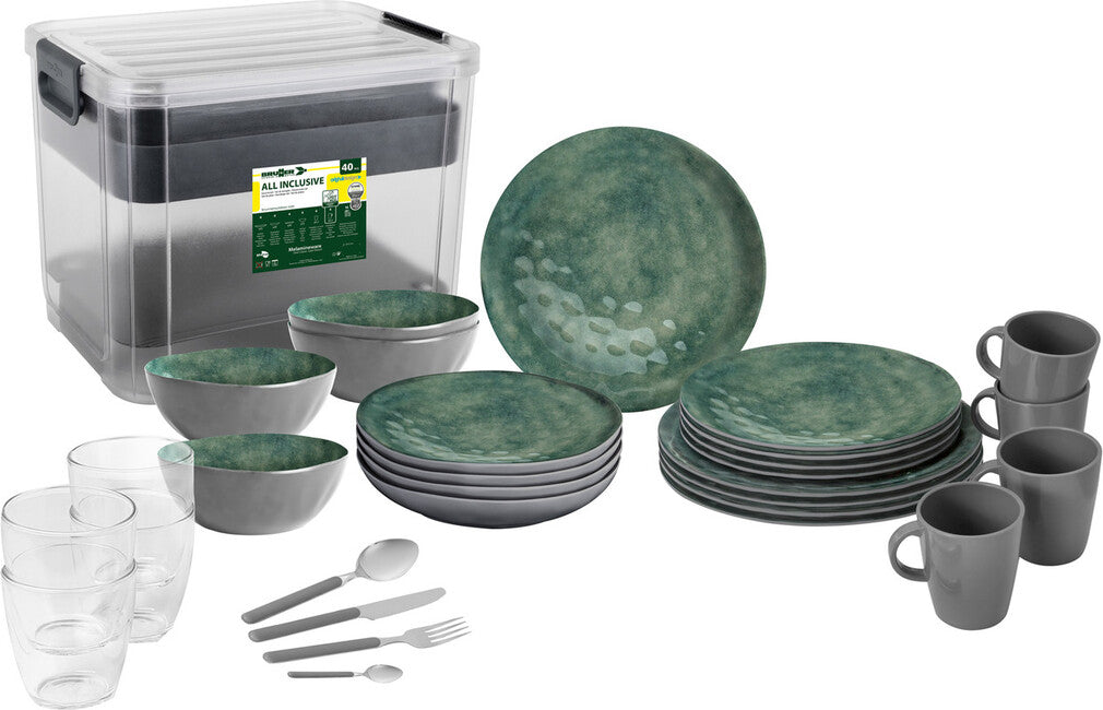 Brunner VIP set di utensili da campeggio, verde