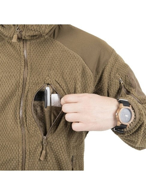 Helikon-Tex Alpha Tactical giacca in pile, coyote