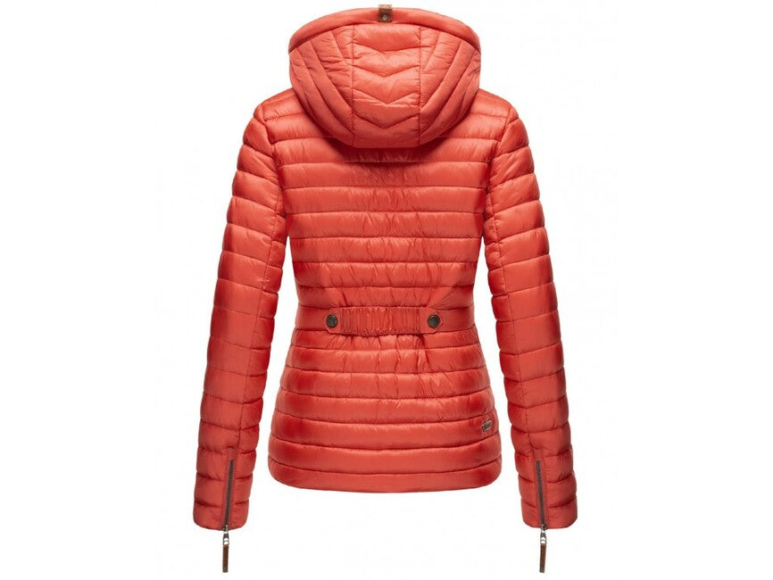 Marikoo Aniyaa giacca transitoria da donna con cappuccio, corallo